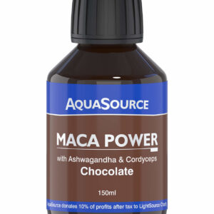AquaSource Maca Power with Ashwagandha, Cordyceps Chocolate - 150ml